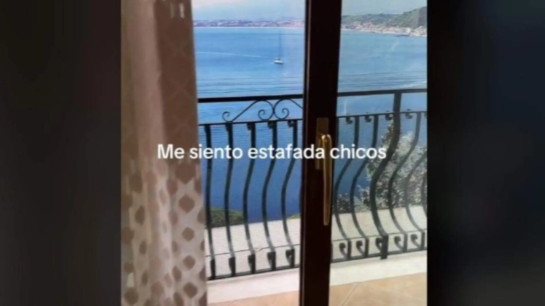 Alquila un apartamento en Airbnb con “vista al mar” y la realidad es otra